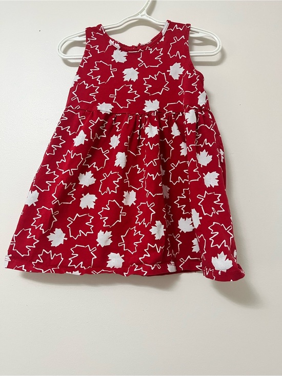 George Other - Canada Day George Red Sleeveless maple Leaf-Print Casual Dress for toddlers